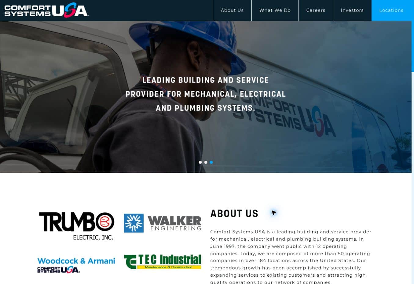 Comfort Systems USA industry reference