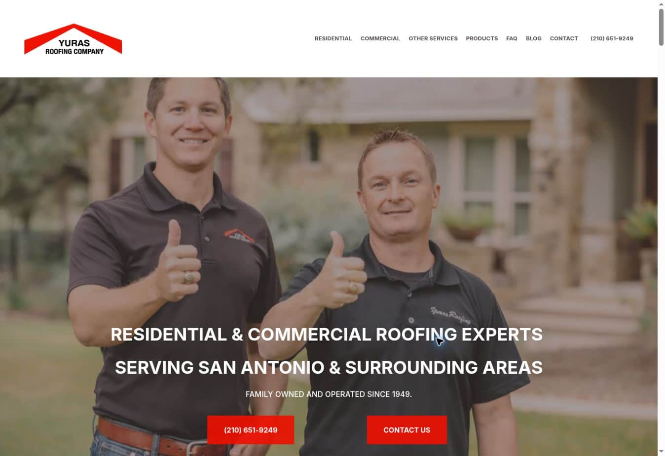 Yuras Roofing industry reference